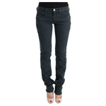 Costume National Gray Cotton Superslim Denim Jeans SIG30125-4