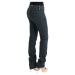 Costume National Gray Cotton Superslim Denim Jeans SIG30125-4