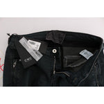 Costume National Gray Cotton Superslim Denim Jeans SIG30125-4