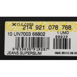 Costume National Gray Cotton Superslim Denim Jeans SIG30125-4