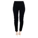 Ermanno Scervino Black Viscose Blend Velvet Cropped Pants SIG30308-1