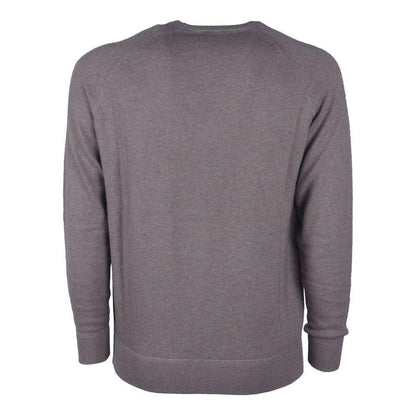 Emilio Romanelli Gray Cashmere Men Sweater