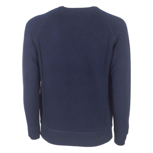 Emilio Romanelli Blue Cashmere Men Sweater EM-10757-IT48 | M