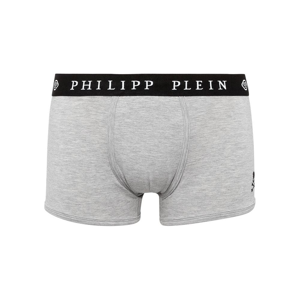 Philipp Plein Brown Cotton Men Boxer Pack PH-9277-M