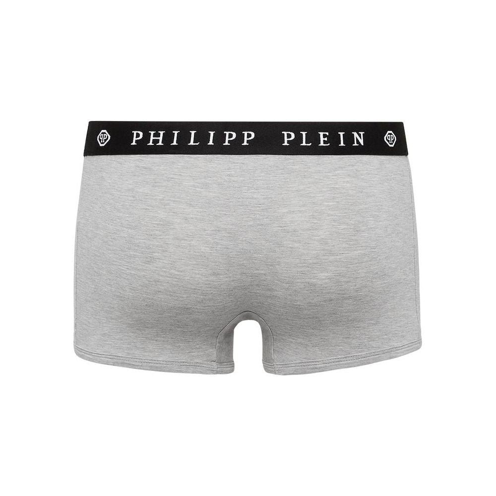 Philipp Plein Brown Cotton Men Boxer Pack PH-9277-M