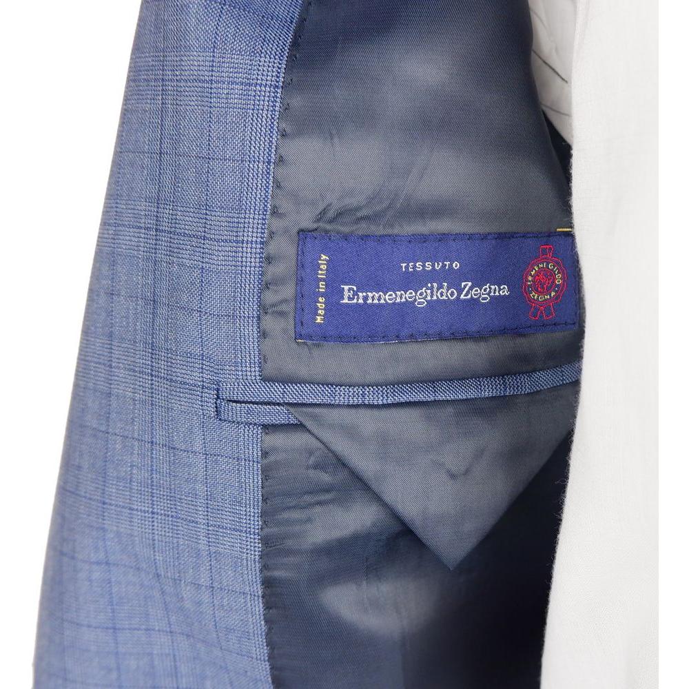 بدلة فيرجيني من الصوف الأزرق مصنوعة في إيطاليا