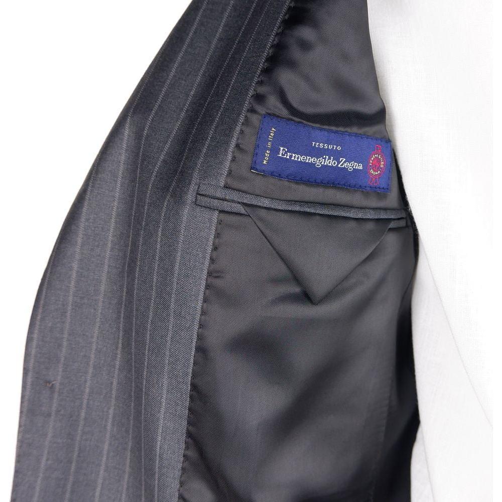 Made in Italy Gray Wool Men Suit ER-12990-IT52 | XL