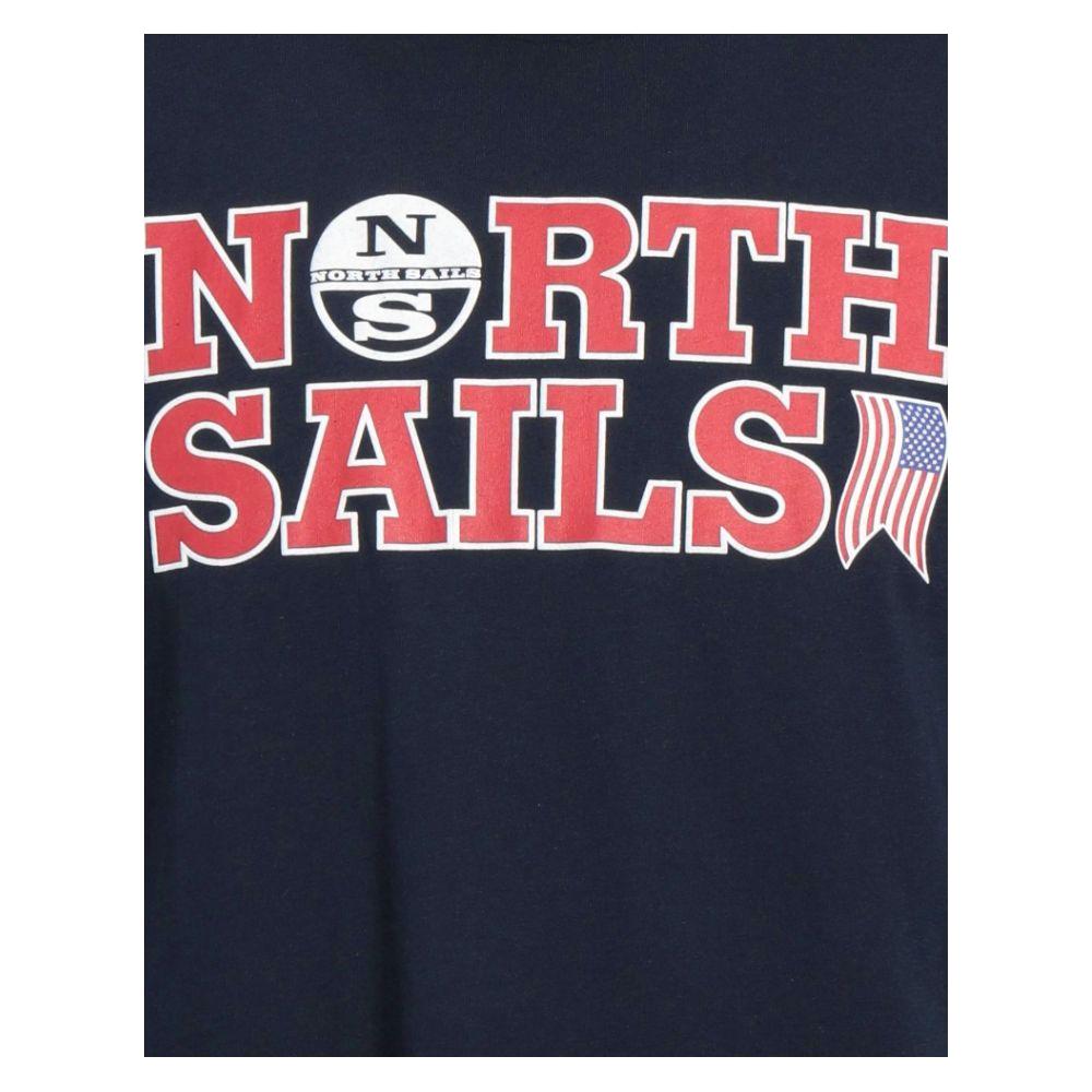 تي شيرت قطني باللون الأزرق الداكن من North Sails Nautical Nostalgia