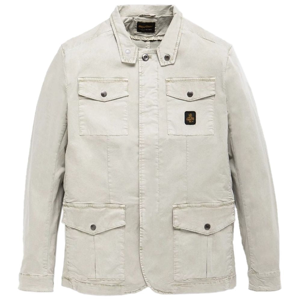 Refrigiwear Sleek Beige Four-Pocket Cotton Jacket RE-12650-XXL