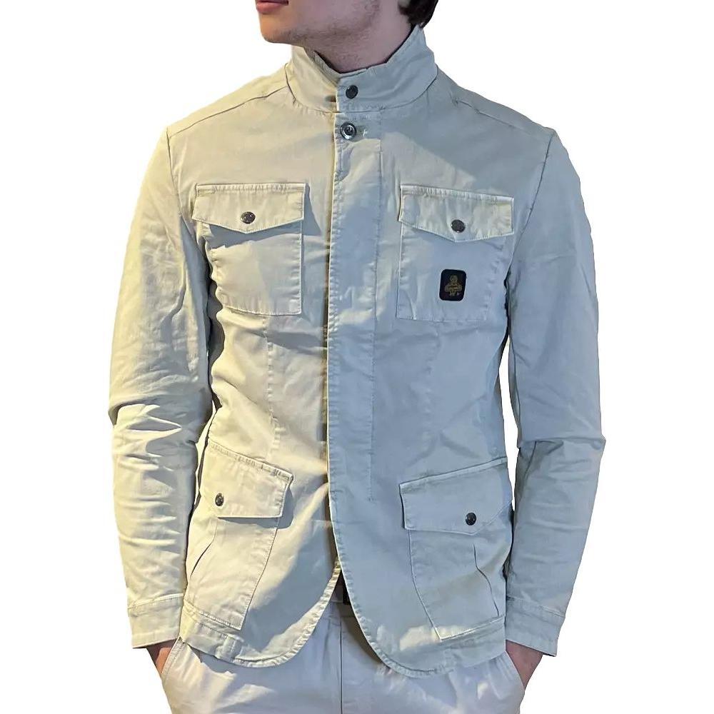 Refrigiwear Sleek Beige Four-Pocket Cotton Jacket RE-12650-XXL