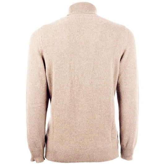 Emilio Romanelli Beige Cashmere Men Sweater EM-11303-M