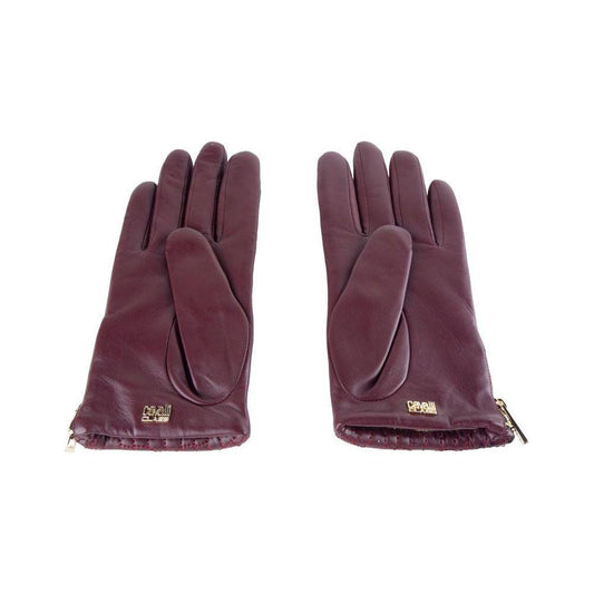 Cavalli Class Red Lambskin Women Glove CA-5127-7.5|S