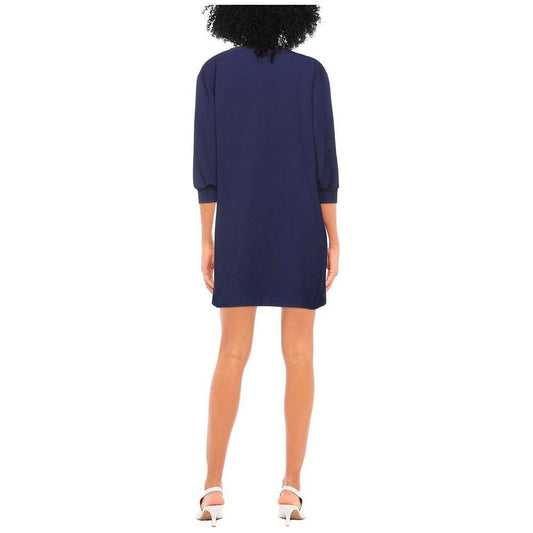Love Moschino Blue Cotton Women Dress LO-4727-IT44|L