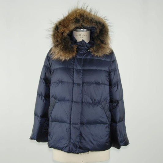 Emilio Romanelli Blue Polyamide Women Jacket EM-1134-IT42|M