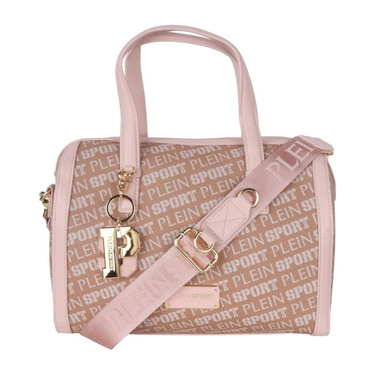Plein Sport Chic Pink Eco-Leather Crossbody Bag PLSP-9204