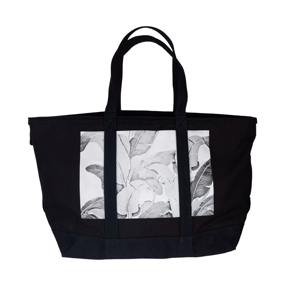 Front view with bag zipped and handles upright.