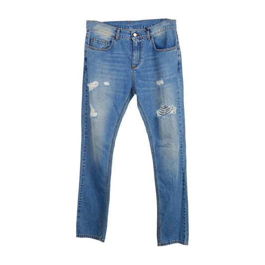 Comme Des Fuckdown Blue Cotton Men's Jeans CO-8570-W36