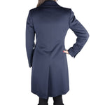 Made in Italy Blue Wool Women Coat LO-8409-IT52 | XXL