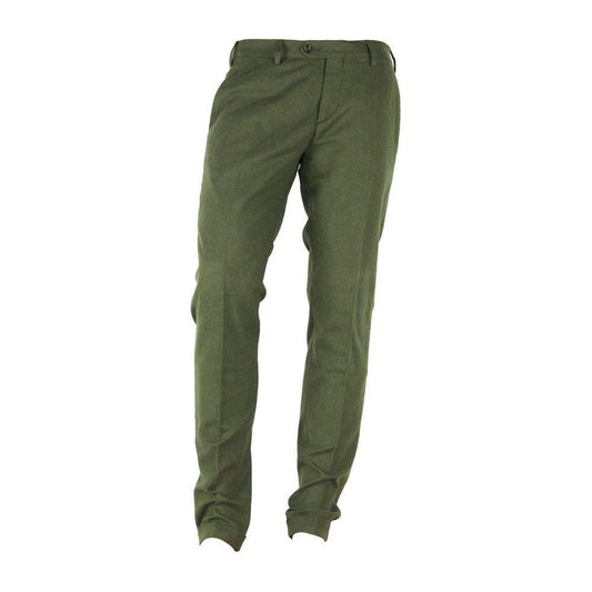 Made in Italy Elegant Winter Cotton Pants MI-4042-IT52 | XL