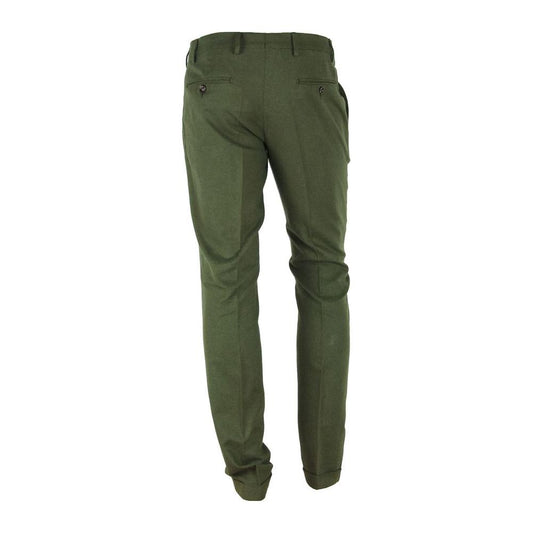 Made in Italy Elegant Winter Cotton Pants MI-4042-IT52 | XL