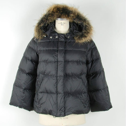 Emilio Romanelli Black Polyamide Women Jacket EM-1136-IT42|M