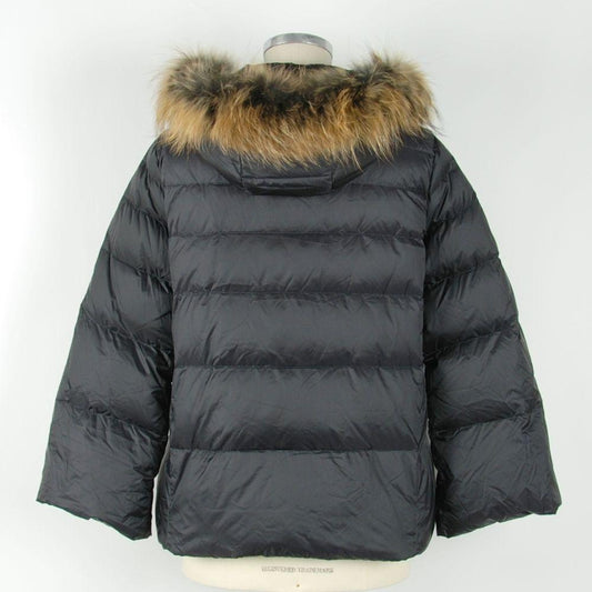 Emilio Romanelli Black Polyamide Women Jacket EM-1136-IT42|M
