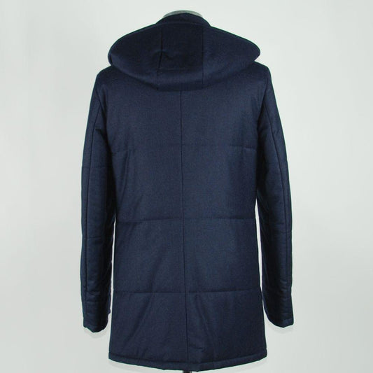 Made in Italy Elegant Italian Wool-Cashmere Men's Jacket LO-1057-IT48 | M