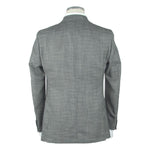 Emilio Romanelli Gray Wool Men's Blazer EM-989-IT46 | S