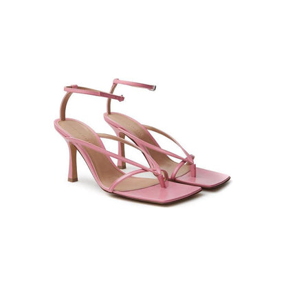 Bottega Veneta Pink Leather Sandal