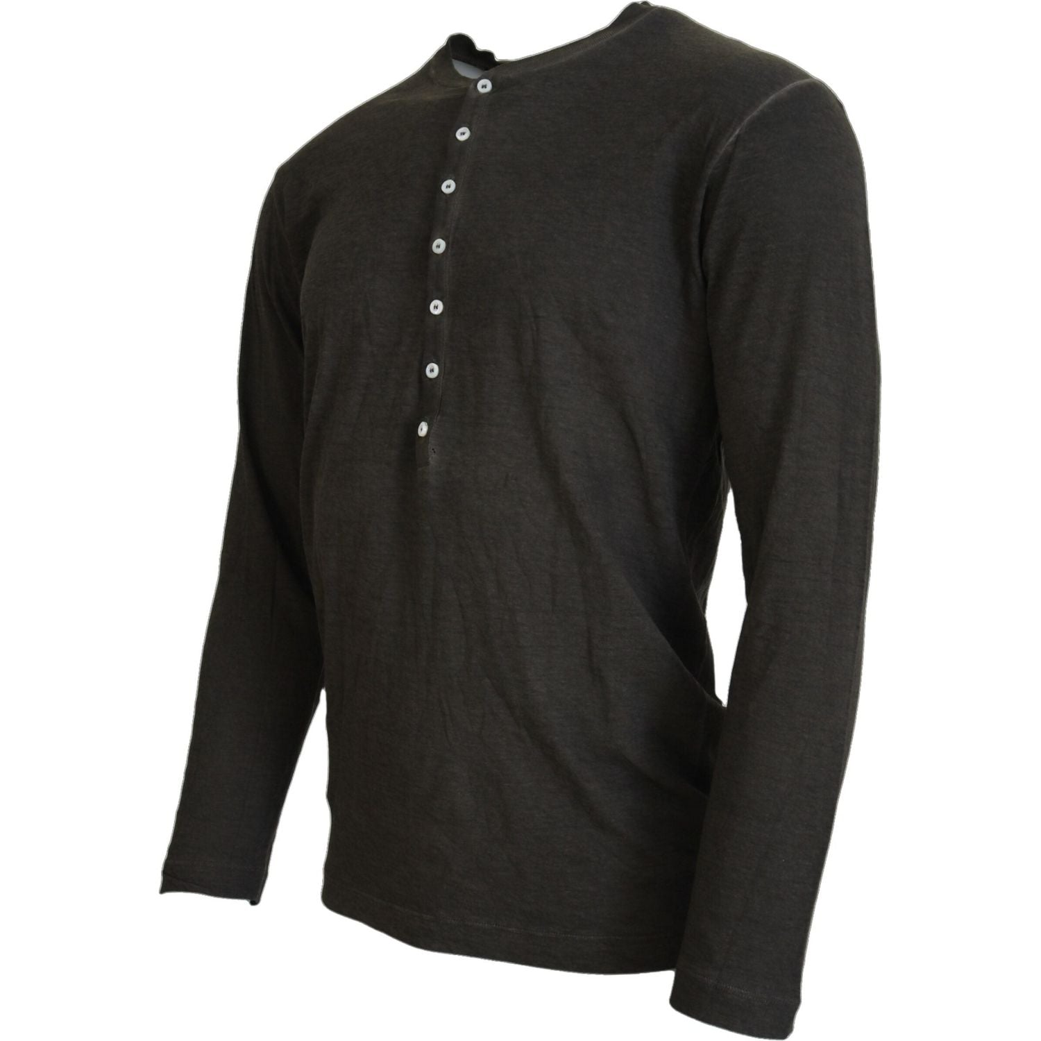 سترة صوفية بأكمام طويلة من القطن والكتان باللون الرمادي من Dsquared²