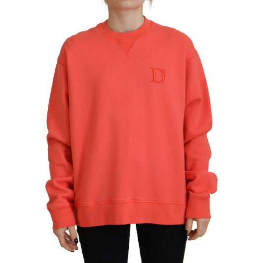 Dsquared² Pink Logo Embroidery Women Long Sleeve Sweater TSH83443-38