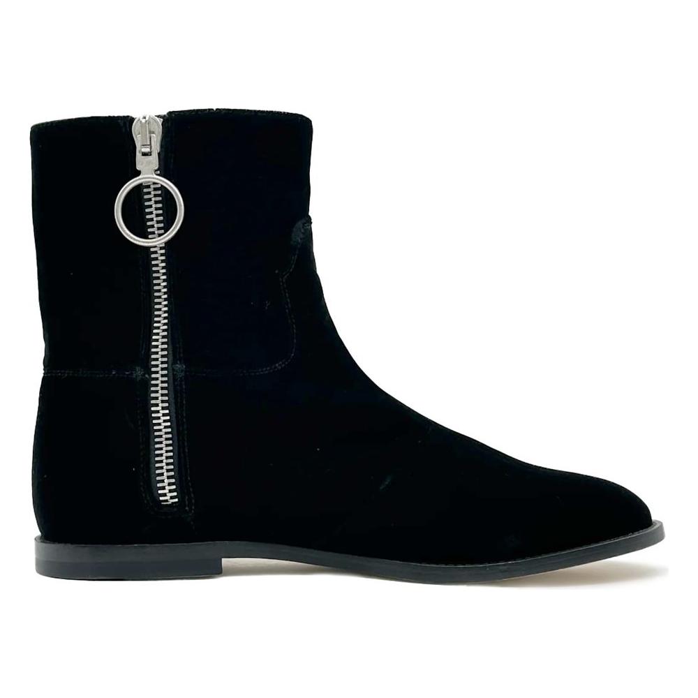 Off-White Black Calfskin Women Ankle Boot OF-13120-EU43/US13