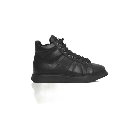 Cerruti 1881 Black Cowhide Women Sneaker CE-24516-EU36/US6