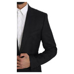 Dolce & Gabbana Black Slim Jacket Coat Blazer MARTINI KOS1622-46