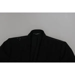 Dolce & Gabbana Black Slim Jacket Coat Blazer MARTINI KOS1622-46