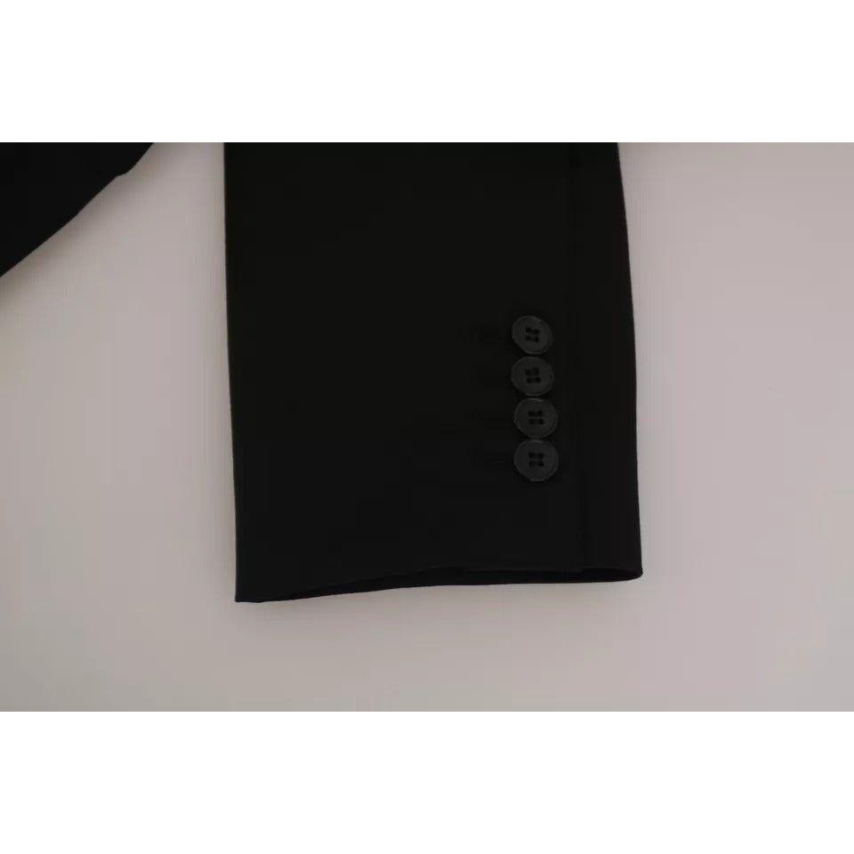 جاكيت ومعطف بليزر أسود ضيق من دولتشي آند غابانا مارتيني