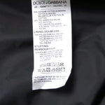 Dolce & Gabbana Black Cotton Hooded Logo Bomber Jacket JKT4008-46