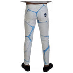Dolce & Gabbana White Blue Cotton Skinny Denim Jeans PAN73205-44