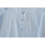 Dolce & Gabbana Blue Striped Silk Formal Dress MARTINI Shirt TSH6439-39