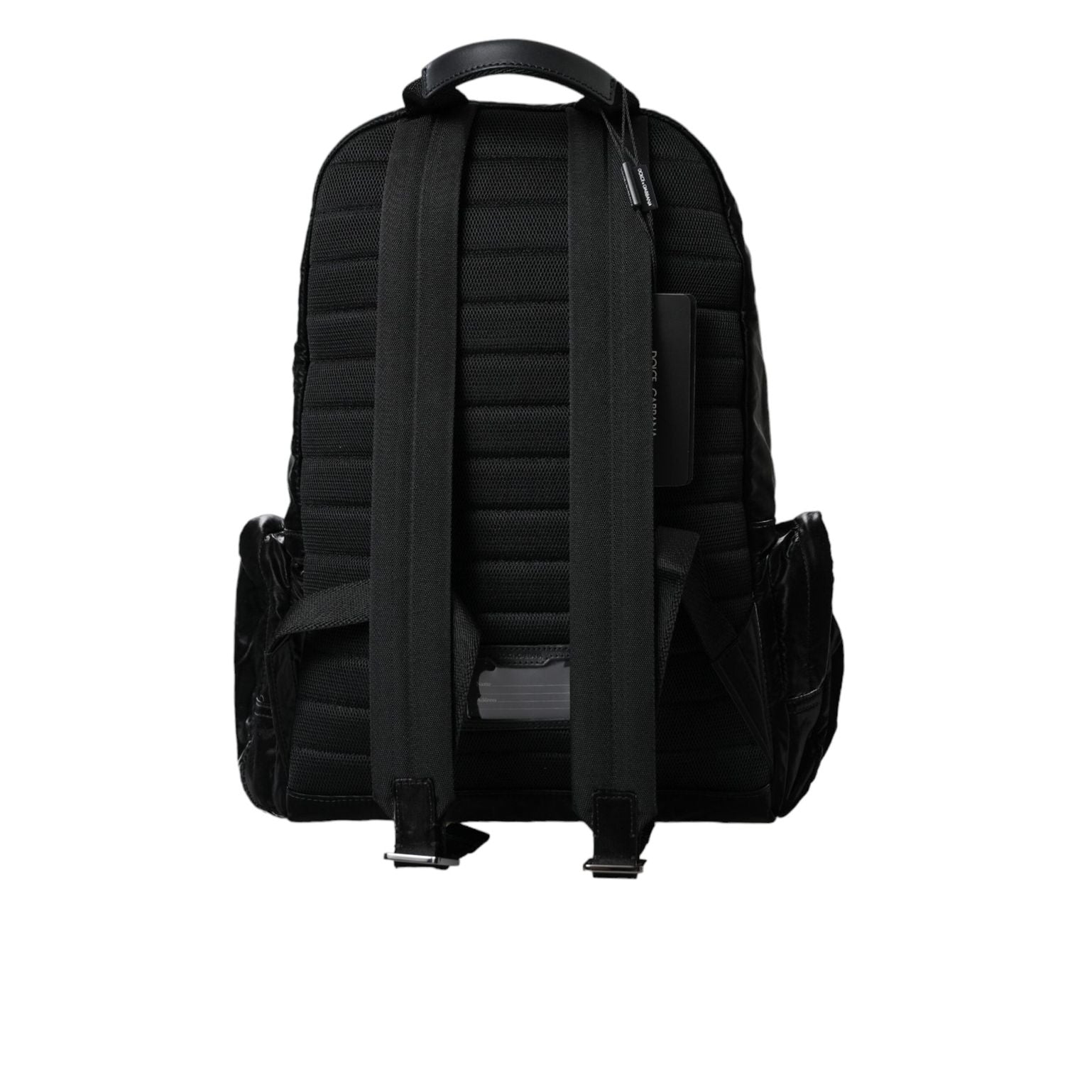Front view with bag zipped and handles upright.