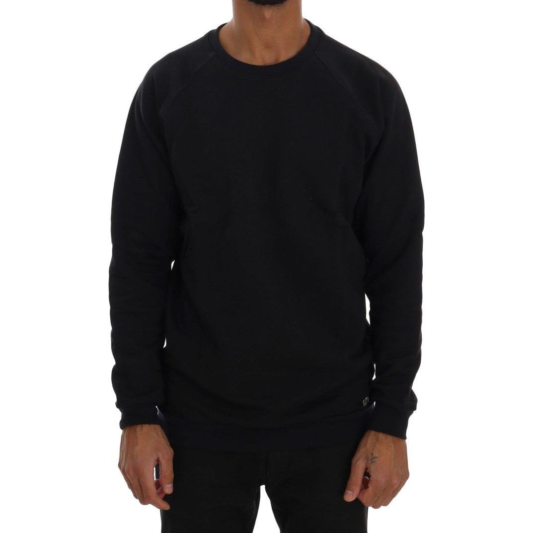 Daniele Alessandrini Blue Crewneck Cotton Sweater TSH1351#2-5