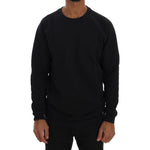 Daniele Alessandrini Blue Crewneck Cotton Sweater TSH1351#2-5