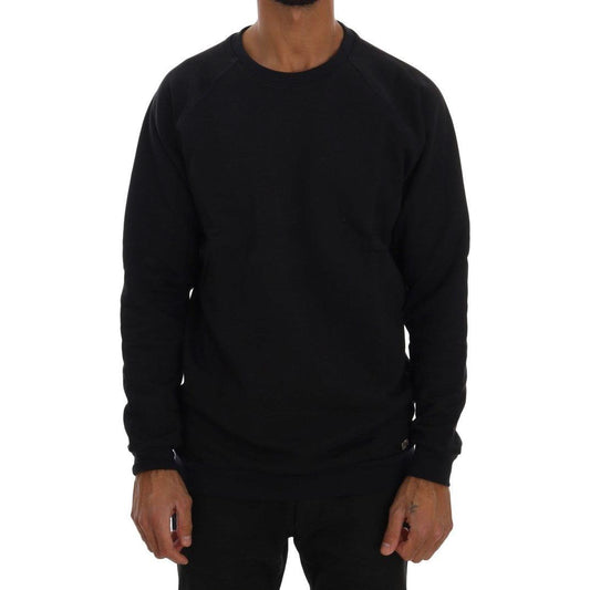 Daniele Alessandrini Blue Crewneck Cotton Sweater TSH1351#2-5