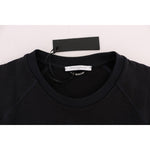 Daniele Alessandrini Blue Crewneck Cotton Sweater TSH1351#2-5