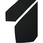 Dolce & Gabbana Black 100% Silk Adjustable Necktie Face Mask KRA3271