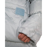 Dolce & Gabbana Light Blue Quilted Hooded Puffer Jacket Men Dolce & Gabbana Dark Gray