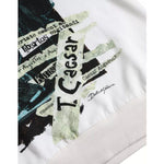 Dolce & Gabbana White Caesar Cotton Hooded Pullover Sweater TSH85063-48