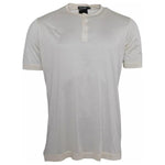 Dolce & Gabbana White Short Button Closure Silk Top T-shirt TSH84862-52