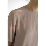 Dolce & Gabbana Brown Round Neck Short Sleeve Blouse Top TSH83325-48