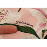 Dolce & Gabbana Pink Lily Viscose Sheath Knee Length Dress DR28781-40